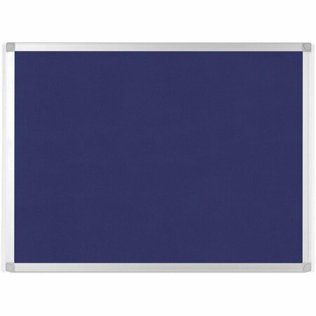 DAVENPORT & CO 24 x 36 in. Ayda Fabric Bulletin Board - Blue DA3192688